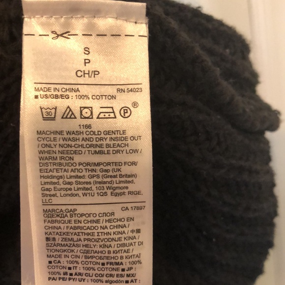 Black Cotton Sweater - Picture 7 of 7